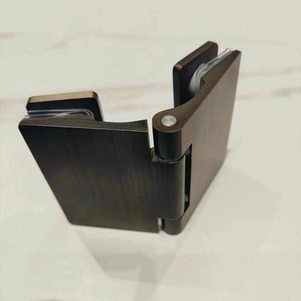 Acero inoxidable de fundición de baño puerta de cristal bisagra resistente a la erosión