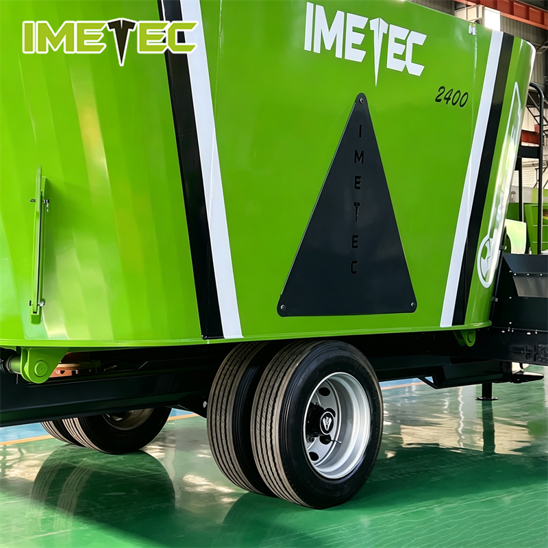 Livestock Feeding Stationary TMR Mixer Wagon Machine Controllable