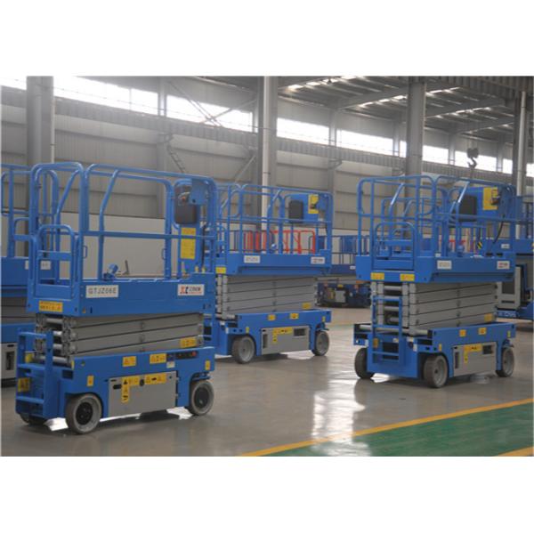 Compact Structure Electric Scissor Lift 2270mm*1170mm*1370mm Table Size