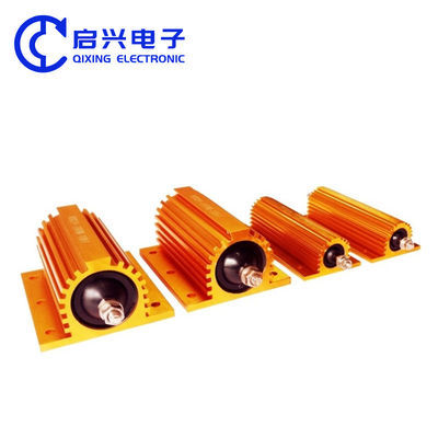 Gold Aluminum Shell Wirewound Resistor Car LED Lights Stable Performance Load