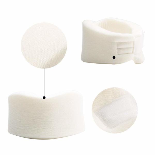 Cotton Fabric Soft Medical Cervical Collar Orthopedic Neck Brace Adjustable