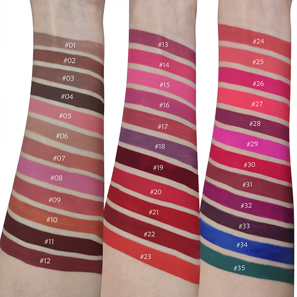 Waterproof Longlasting Cruelty Free Cosmetics Sexy Fashion Liquid Matte Lipstick