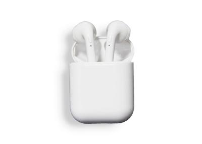 White I18 Mini Wireless Bluetooth EarbudsHIFI Sound Smooth Feel ABS Material