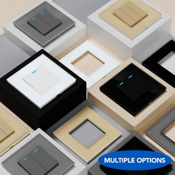 UBARO 86×86×35mm Wall Mounted Switch Socket with 3500W Rated Power and 3-Year Warranty
