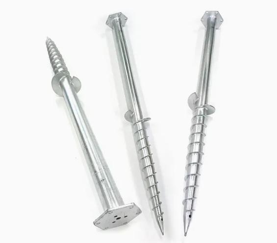 Helical Screw Piles for Foundation Solar Support Spiral Galvanized