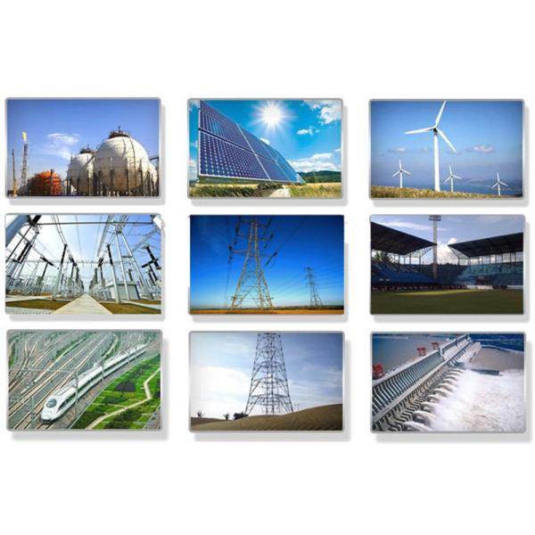 10-50m High Tension Galvanized Steel Pole Tower , Steel Utility Poles