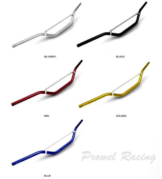 Barra de manuseio de alumínio de cor prateada para bicicleta de terra ATV Quad Cross Bar Instalação fácil