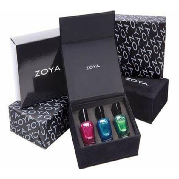 nail polish hinged packaging box  book shape nail polish gift box fingernail packaging box