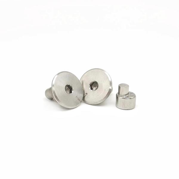 304 aço inoxidável Excentric Nail não padrão Rivet Hexagon Excentric Riveting Nail