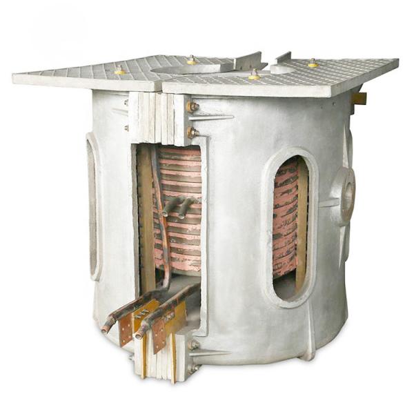 500KG Aluminum Shell Induction Melting Furnace Electric Furnace For Melting Brass