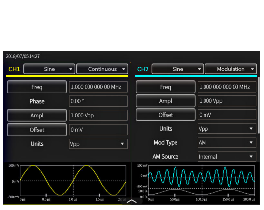 Générateurs de fonctions arbitraires Tektronix AFG31000 Série d'occasion