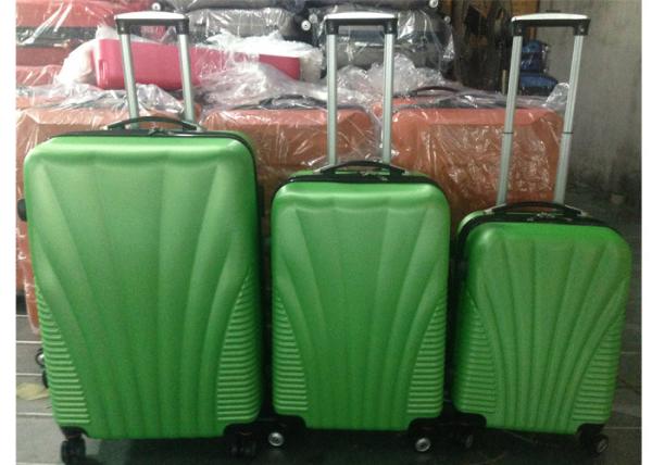 20 24 Inch Carry On ABS Trolley Luggage Bag Set , 9 Colors Hard Shell Trolley Suitcase