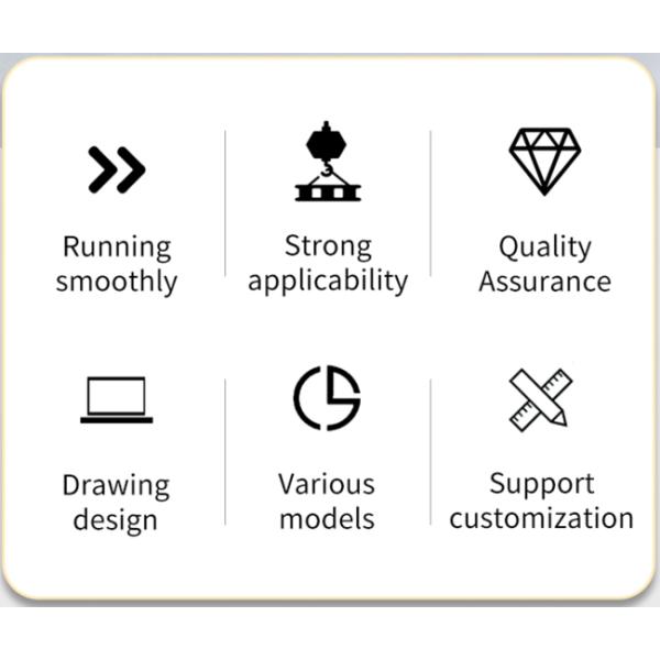20T Concrete Plant Rail Mounted Semi Gantry Cranes 5m-35m Span