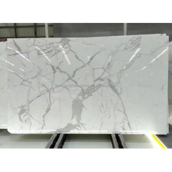 Home Decor Modern Fish Belly White Marble Stone Slabs for Living Room and Floor Tiles