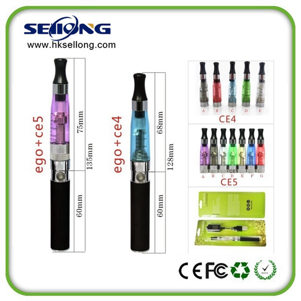 E Cigarette eGo Vaporizer pen Blister kit eGo T battery E Cigar CE4 Blister Pack