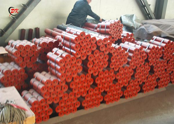 Horizontal Portable Concrete Conveyors Belts Industrial Steel Rollers
