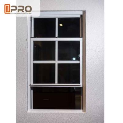 UV Protection Aluminum Sash Windows ISO Certification With Flexibility Frame