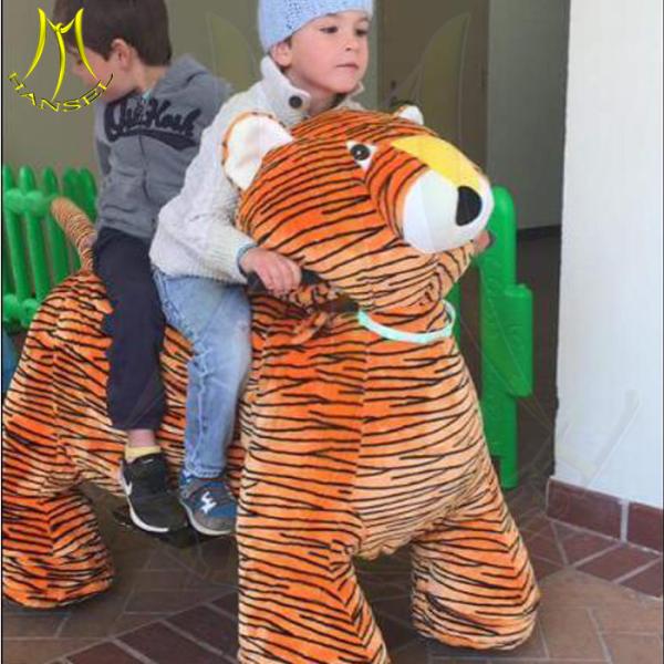 Hansel electric indoor ride on toys plush walker baby animal rides for mall