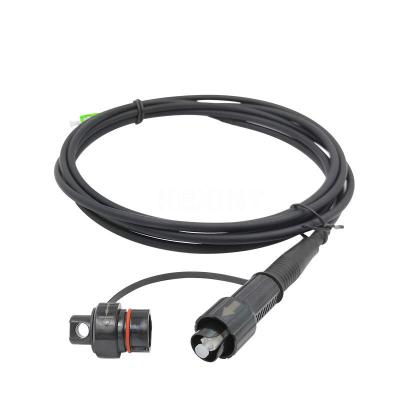 IP68 Waterproof Network Patch Cord Mini Armored 3m With Connector Fiber Optic