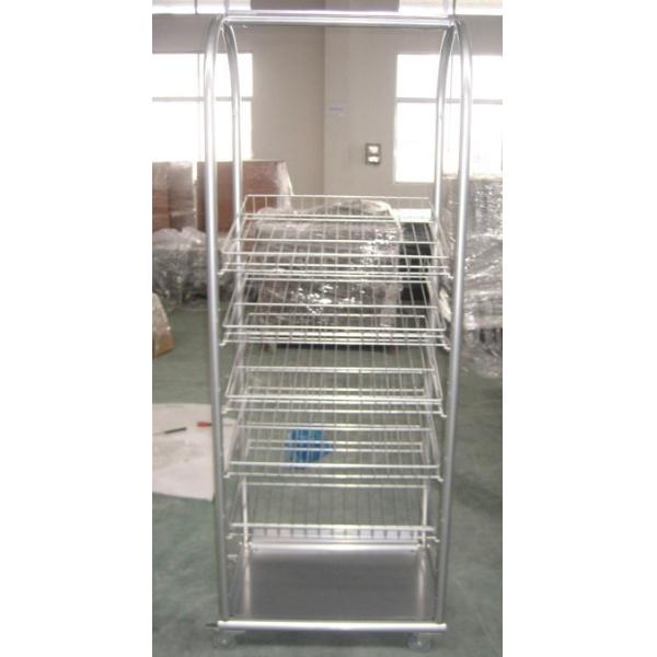 Портативные розничные блоки индикатора Метал стеллажи для выставки товаров с шельвинг провода для показывать продукты