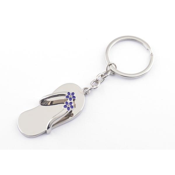 Customized Shape Engraved Metal Keychains Zinc Alloy Die Casting Process