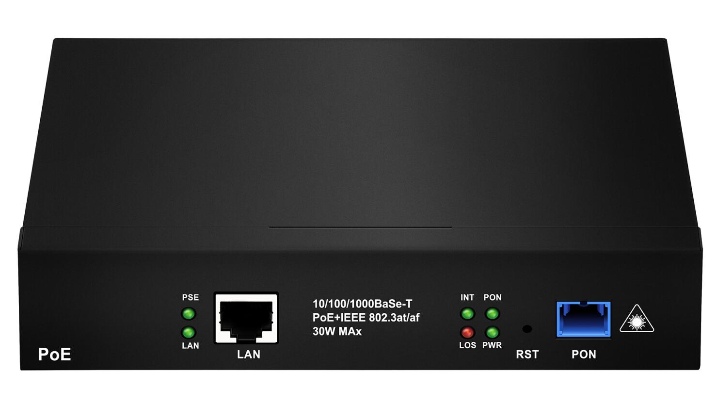 Commercial XPON PoE ONU 1 Port Gigabit 30W PoE PON Terminal For Fiber Access Networks