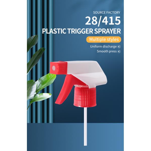 Custom Order Accepted 28mm Plastic Standard Trigger Sprayer for Water Cleaning Bottle