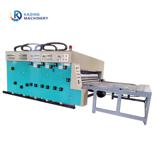 Chain Feeding Carton Box Die Cutting Machine 80 Sheets Per Min