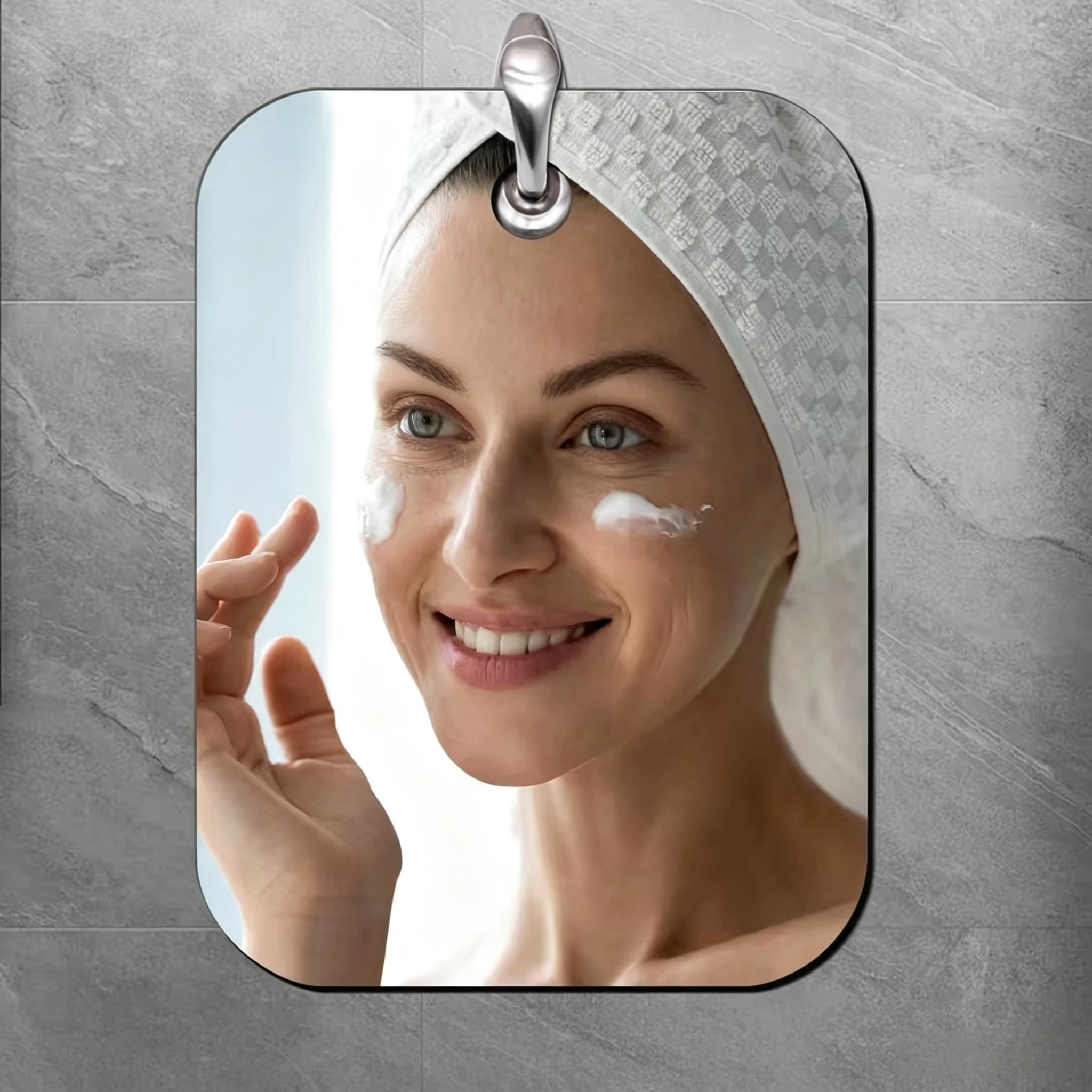 35 x 45cm Rectangular Anti Fog PC Mirror Full Body View Shatter Resistant OEM