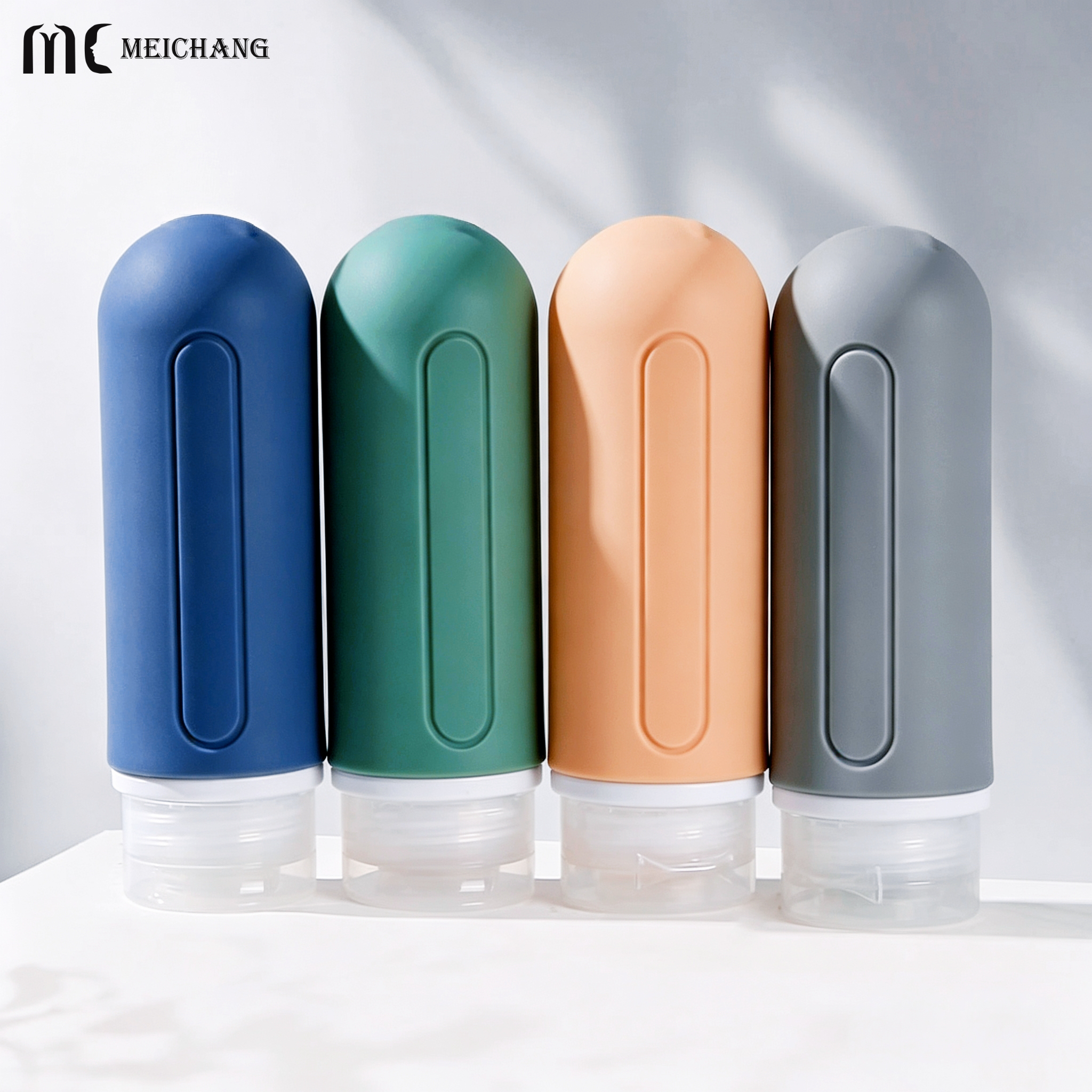 89ml Refillable Capsule Silicone Travel Bottle Set(MC-1419)