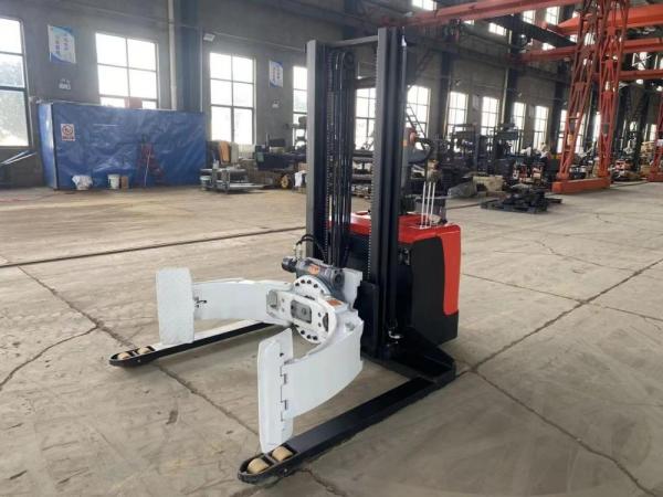 Custom Electric Pallet Stacker Reach Walkie Stacker With Fixed Chucking Clamp