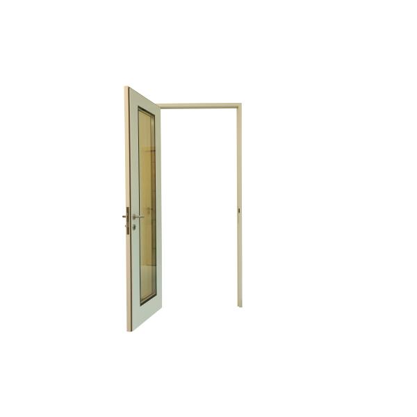 Customizable Fire Resistant Steel Door With Shutters Decorative Edge