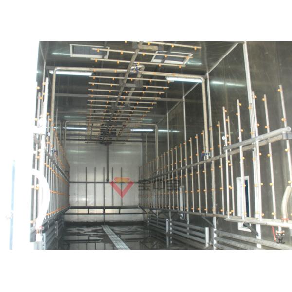 Линия теста ливня поезда комнаты будочки теста воды для автобуса/тележки