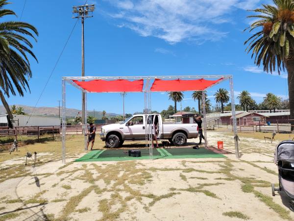 Fase interna exterior de alumínio Mini Lighting Truss pequeno do evento