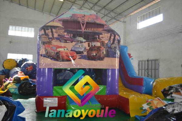 Swimming Pool Inflatable Play Park Bouncer House For Children