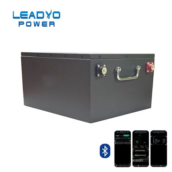 Батарея 100ah Lifepo4 525x234x220mm тележки гольфа лития случая 36V металла