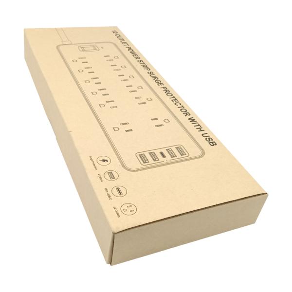 Eco E flauta cartón corrugado caja de cartón de banda eléctrica de envío embalaje portátil caja de correo