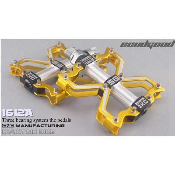 CNC обработанные 3 подшипника Алюминиевая сплав Велосипед педаль Премиум анодированные цвета