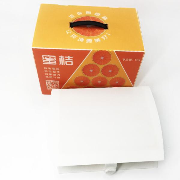 3.0mm Full Printing E Flute Corrugated Plastic Carton With Handle