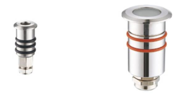 DC12V Outdoor LED Inground Light Fixtures Mini Size Recessed Waterproof LED Deck Lights