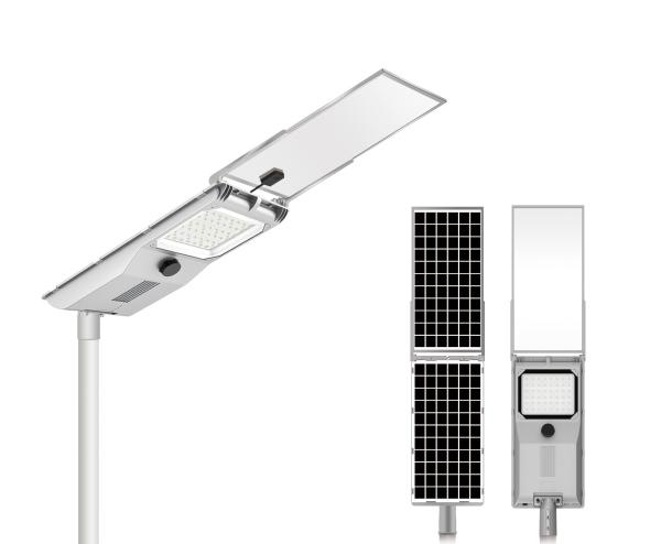 Dusk To Dawn Solar Street Lights , Commercial Solar Parking Lot Lights With Motion Sensor