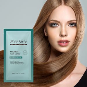 PureStyle 12ml Hair Care Mask for Home Use 100% Organic Hair-Mask for Smooth and Shiny Hair Color