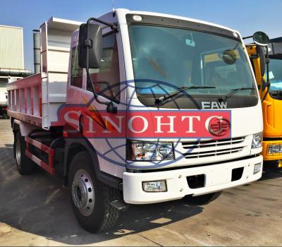 Strengthened Lightweight Dump Trucks , 4x2 Driving Type 2 Axle Dump Truck