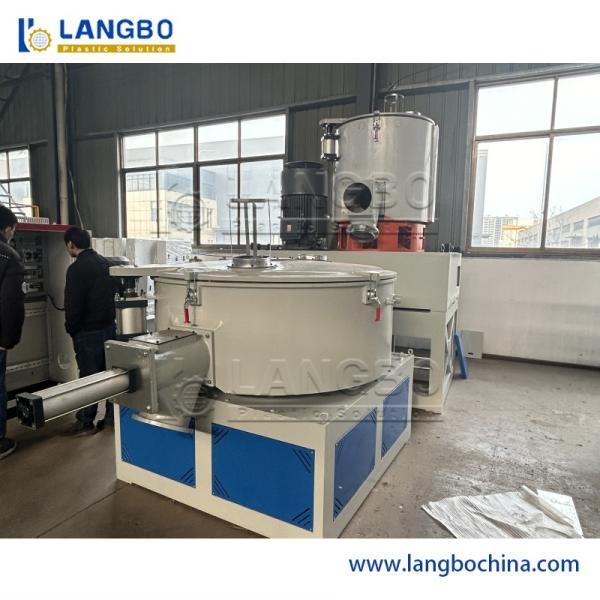 Plastic High Speed Mixer for PVC Blending Heating Cooling Mixing Machine