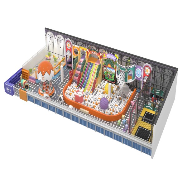 Luxury Family Entertainment Center Custom Indoor Soft Playground for Kids Full Day Leisure