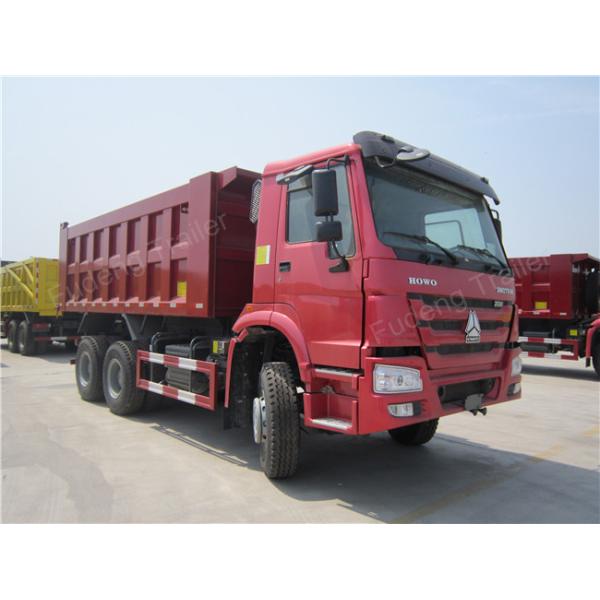 371HP Howo Dump Trailer Truck  , LHD/RHD Drive Type 20cbm 40 Ton End Dump Truck 