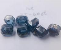 Bleu non coupé HPHT Diamant brut Diamant industriel synthétique pour bijoux