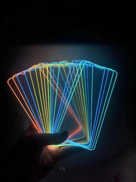 Protector de tela 3D radial luminoso OEM Protector de tela de vidro temperado