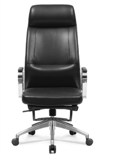 Executive Swivel PU Leather Revolving Chair With Castors