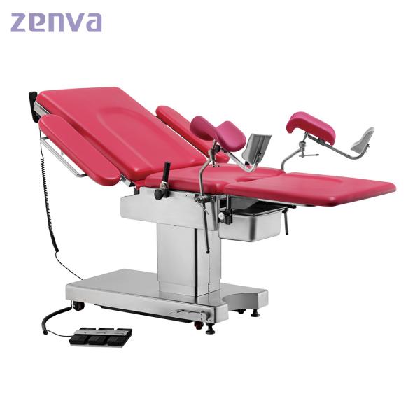 Mesa cirúrgica elétrica médica de 600 mm de largura para cirurgia ginecológica hospitalar